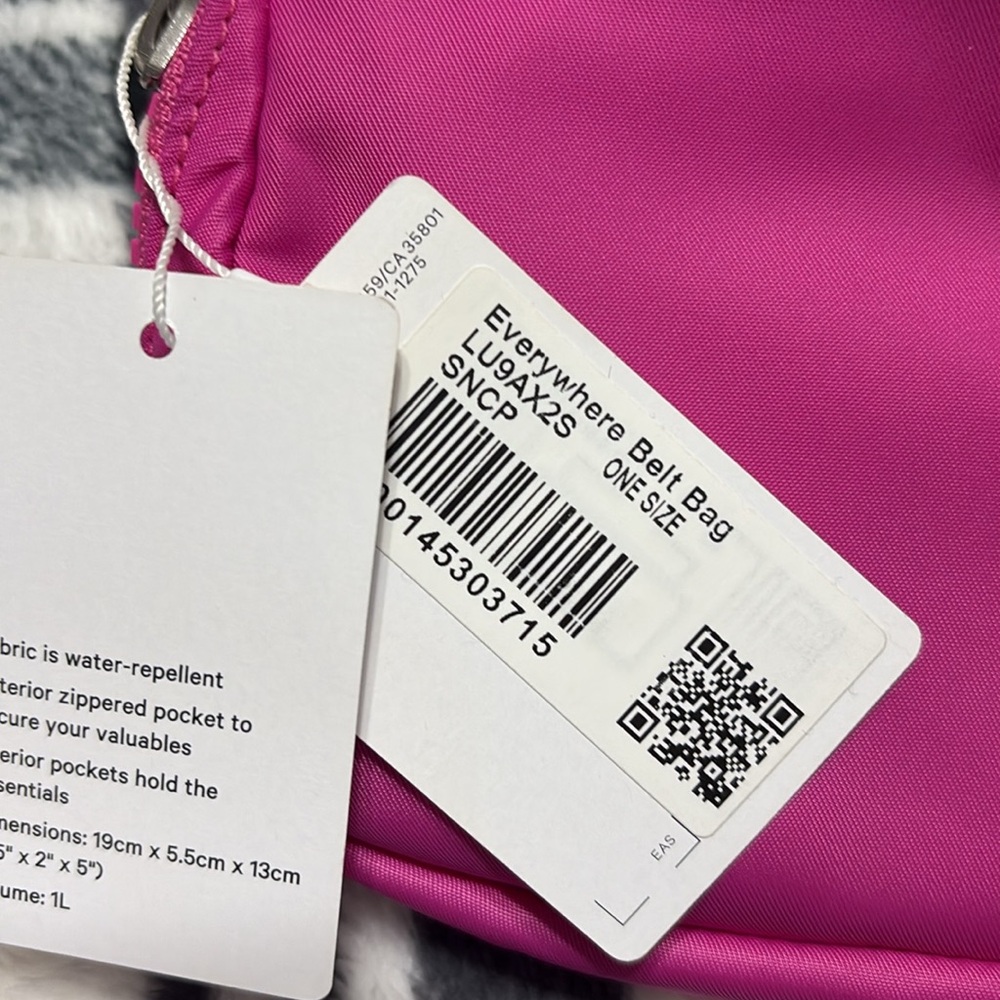 Lululemon sonic pink belt bag - Picture 2 of 4